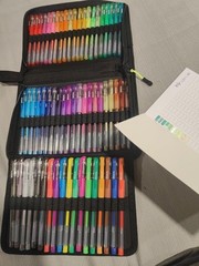 120 Pack Glitter Gel Pens Set ZSCM 60 Colors Pens Include 48 Glitter Pens 12Clas