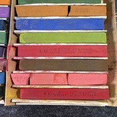 Vintage Conte Carres Decor 24 Pastels Colors VHTF Complete