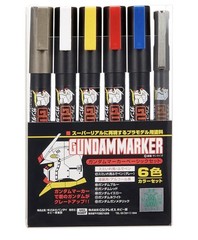 GSI Creos Gundam Marker Basic Set GMS-105 6+1 Color Multicolor Marker Set 7