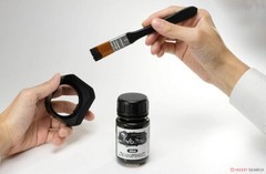 KOKUSHOKU MUSOU, BLACK ACRYLIC PAINT 1000ML 1L KOYO Orient Japan New