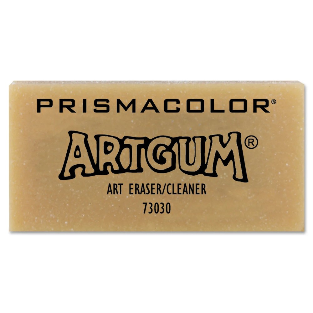 Prismacolor Art Gum Eraser, 2″H x 1″W x 7/8″D, Beige, Pack Of 12