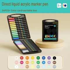 ENMY Acrylic Paint Markers Pen 80 Colors Soft Head Direct Liquid Art Supplies
