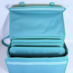 Aoartix 171 Slot Marker Case Art Supply Organizer Carrying Bag Teal Green