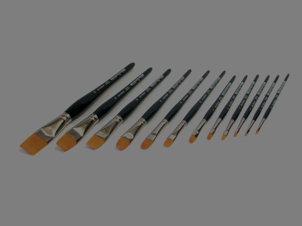 Da Vinci – NOVA 122 Series – Flat – Short Handle Synthetic Fiber Brush