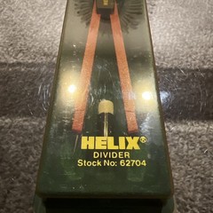 Helix Divider Stock No 62704 New NOS Compass Drawing Instrument Tool