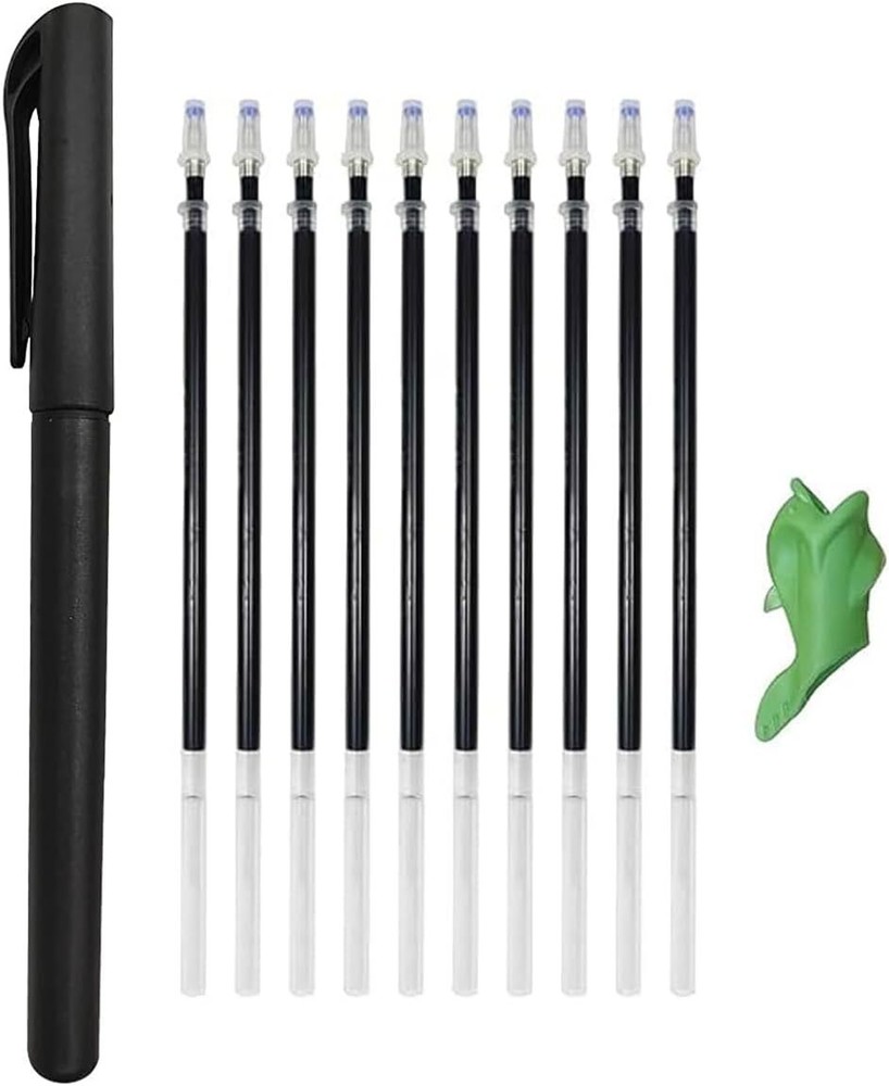 10Pcs Reusable Magic Pens & Refills for Magic Practice Copybook,Disappearing Ink
