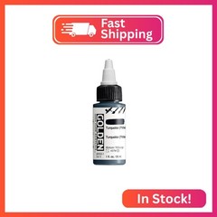 High Flow Acrylics by GOLDEN, Turquoise (Phthalo), 1 fl. oz. Bottle, Professiona