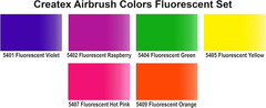 Colors 5802-00 2-Ounce AB Airbrush Set, Fluorescent