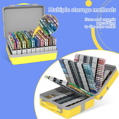 360 Colors Acrylic Paint Markers, Soft Brush Tip Pens, Water-Based No-Bleed Prem
