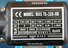 Master Airbrush Model TC-320 Cool Runner II Air Compressor Set (Preowned)