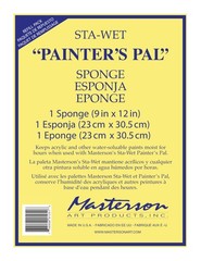Masterson Sta-Wet Painter’s Pal Palette Sponge Refill 1 Pack Yellow