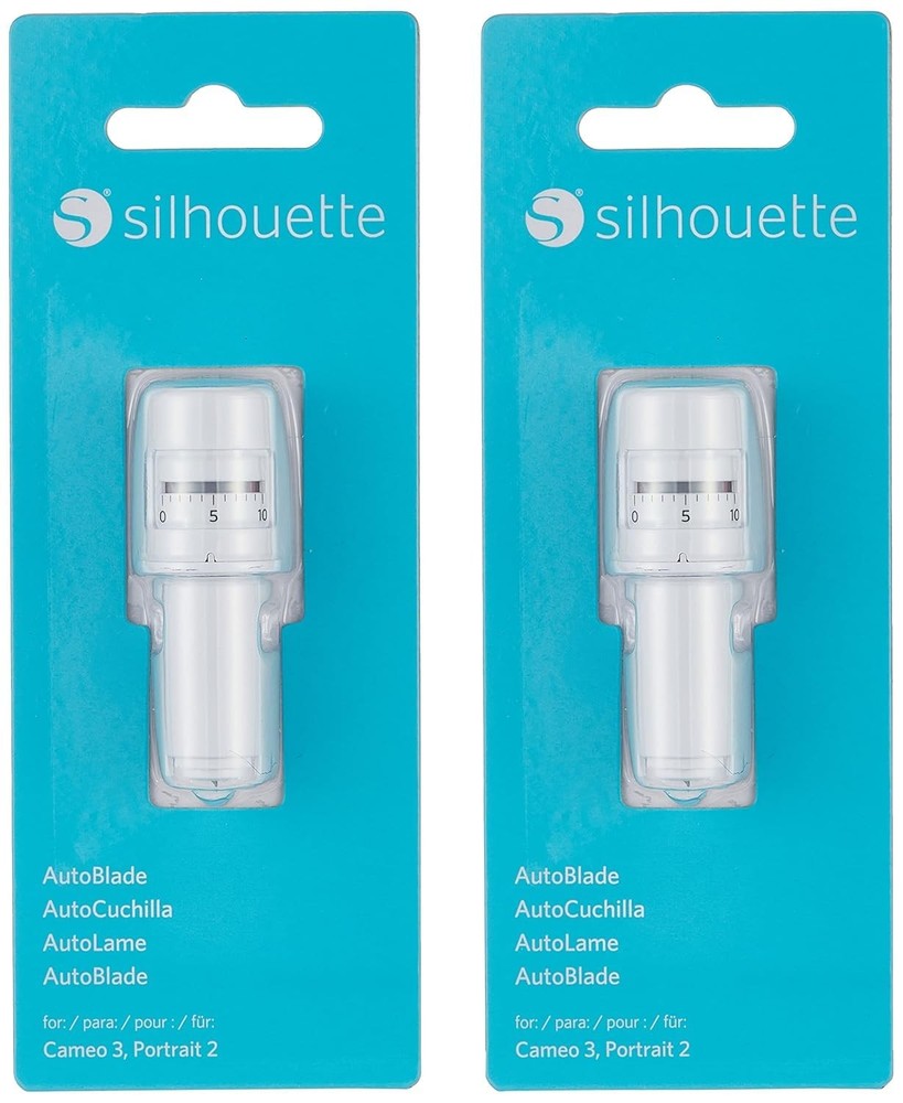 Auto Blade Replacement 2 Pack Silhouette Cameo 3 Compatible White America