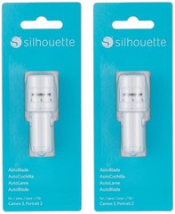 Auto Blade Replacement 2 Pack Silhouette Cameo 3 Compatible White America