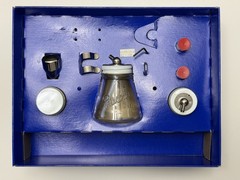 Paasche H-SET Airbrush Single Action Siphon Feed External Mix Kit TypeII USA