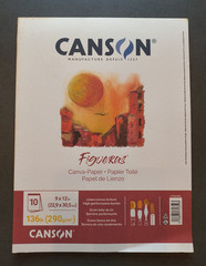 Canson Figueras Canva-Paper Linen Canvas Texture 290g 10 Loose Sheets 9″ x 12″