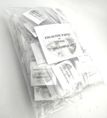handmade encaustic paint color sample set- 3ml size a twenty five color variety