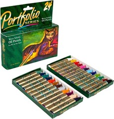 Water Soluble Oil Crayons For Artists 24 Color Watercolor Crayons Oil Pastels