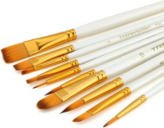 20pcs Artist Painting Brush Set for Acrylic Watercolor Gouache Hobby Craft Face