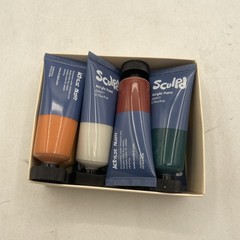 Earth Tones Thick Acrylic Paint Set – Professional Acrylic Paint Tubes Set of…