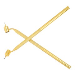 2 Pcs Aluminum Paint Pen with Fluid Writer Tip for Car and Chip Repair