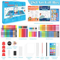 Arts and Crafts for Kids Teens Girls Boys Ages 4, 6, 8, 10, 12, 283 Pieces Dr…