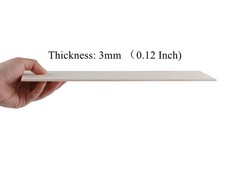 12 Pack Balsa Wood Sheets 1/8 x 4 x 8 Inch Natural Wood Color Unfinished Wood…