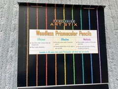 Prismacolor Art Stix Woodless Colored Pencils 36 New Open Box Made in USA