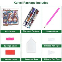 Diamond Art Kits for Adults, Dog Diamond Painting Kits for Beginners, DIY 5D Dia