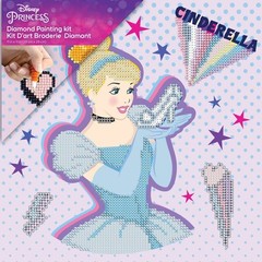 Camelot Dotz Disney Cinderella Kind Pow-er Diamond Art Box Kit 11″X11″ 8510007B