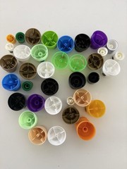 Spray Paint Caps Lot Various Male And Female Rare Caps German Thin, Rusto, Fat
