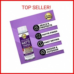 Aleene’s Spray Finish 6oz Acrylic Sealer, 6 Ounce (Pack of 1), Clear-Matte