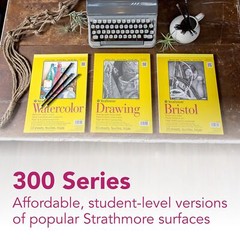 Strathmore 300 Series Sketch Pad 11×14 inch 100 Sheets Lightweight Art Paper