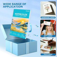Watercolor Paper, 9″X12″ Cold Press Water Color Paper Pad, Artist