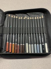 Castle Arts 120 Colored Pencil Set with Zippered Zip Case, Multicolor