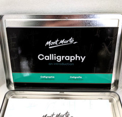 VE. Mont Marte Calligraphy Pen Set 32pc, 4 pens 20 Cart, 5 Nib & Ex Book + Box
