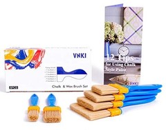 Chalk & Wax Paint Brush for Furniture – 6PCS Set Paint Brushes for 6 PCS