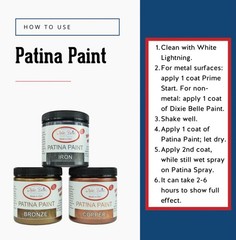 Patina Paint: Bronze, Copper, Iron | Dixie Belle Paint