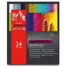 24 Color Art Supply Set in Metal Box Intense Vibrant Opaque Markers