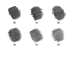 Staedtler Lumograph Graphite Drawing and Sketching Pencils 100G6, Set of 6