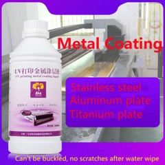 Metal UV Coating Liquid for Stainless Steel Aluminum Alloy Titanium Plate 1000ML