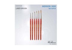 Rubens Artist Design Liner Brush 330 1Set (6ea Brushes)