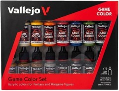 16PCS Acrylic Vallejo Game Color Introduction Set Acrylic Colors 18 ml (0.60oz)
