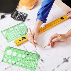 11PCS Geometric Drawings 17.8 to 25 cm (length) x 9.4 14.7 (width)