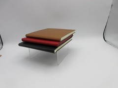 Graphic Image 6×6″ Sketchbook Leather Soft Cover Archival Quality Paper BLACK