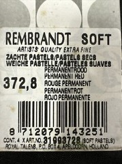 90’s Royal Talens Rembrandt Soft Pastels Extra Fine Red RARE Old Stock NEW