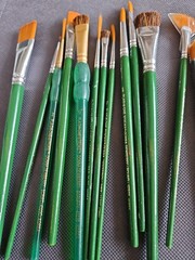 18 Plaid One Stroke Folk Art Donna Dewberry Brushes New And Gently Used