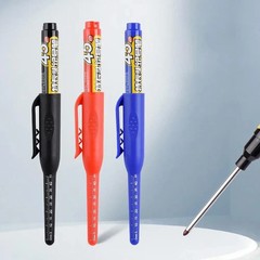 45mm Deep Hole Long Nib Marker Pen Scriber for Carpentry Wood Metal DIY
