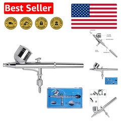 Portable 0.3mm Gravity Feed Airbrush Spray Gun – Complete Kit with Storage