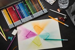 Assorted Colors Chalk-Pastel Pencils – Set of 36