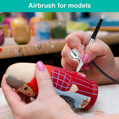 aerografo portatil con compresor kit de pintura para modelismo unas pastel decor